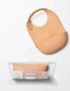 Miniware Baveta bebelusi Roll Lock Toffee