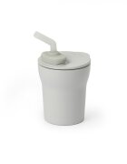 Miniware Pahar cu capac si pai antrenament bebelusi 1-2-3 Sip Grey