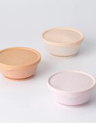 Miniware Set 3 boluri cu capac hrana bebelusi Cotton CandyToffeeVanilla