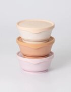 Miniware Set 3 boluri cu capac hrana bebelusi Cotton CandyToffeeVanilla