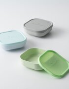 Miniware Set 3 boluri pentru hrana bebelusi Snack Bowl AquaGreyKeylime