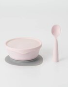 Miniware Set diversificare hrana bebelusi First Bites Deluxe 4 piese Cotton candy