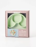 Miniware Set diversificare hrana bebelusi Healthy Meal 3 piese Keylime