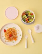 Miniware Set diversificare hrana bebelusi Little Foodie 6 piese Vanilla+Cotton candy