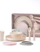 Miniware Set diversificare hrana bebelusi Little Foodie 6 piese Vanilla+Cotton candy