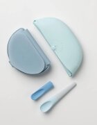 Miniware Set diversificare hrana bebelusi Sili Mini GO 3 piese Blue Banana