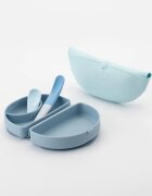 Miniware Set diversificare hrana bebelusi Sili Mini GO 3 piese Blue Banana