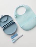 Miniware Set diversificare hrana bebelusi Sili Mini GO 3 piese Blue Banana