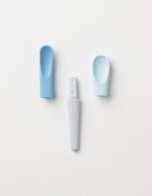 Miniware Set diversificare hrana bebelusi Sili Mini GO 3 piese Blue Banana