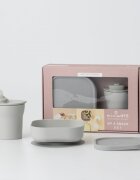 Miniware Set diversificare hrana bebelusi SipSnack 3 piese Grey