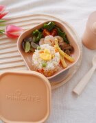 Miniware Set diversificare hrana bebelusi SipSnack 3 piese Toffee
