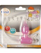 Minut Baby Aspirator nazal prin aspiratie bucala roz