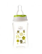 Minut Baby Biberon 125 ml si tetina silicon 0+ verde