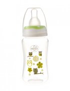 Minut Baby Biberon 125 ml si tetina silicon 0+ verde