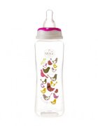 Minut Baby Biberon 250 ml si tetina silicon 3+ roz
