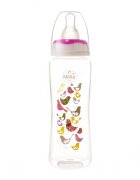 Minut Baby Biberon 250 ml si tetina silicon 3+ roz