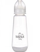 Minut Baby Biberon cu tetina silicon 3+ 250 ml