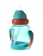 Minut Baby Cana anticurgere cu manere si pai silicon 210 ml verde