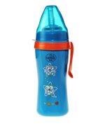 Minut Baby Cana anticurgere cu pai de silicon si clips de prindere 360 ml 6+ verde