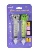 Minut Baby Set 2 bucati irigator nazal tip seringa cu figurine