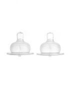 Minut Baby Set 2 tetine silicon super fin gat larg 3+
