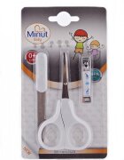 Minut Baby Set manichiura 3 piese forfecuta unghiera si pila