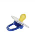 Minut Baby Suzeta latex rotunda 0-6 + albastru