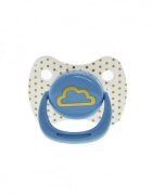 Minut Baby Suzeta latex rotunda 0-6 + bleu