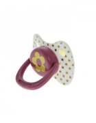 Minut Baby Suzeta latex rotunda 0-6 + bordo