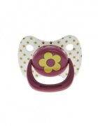 Minut Baby Suzeta latex rotunda 6 + bordo
