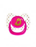 Minut Baby Suzeta silicon rotunda 0-6 + roz