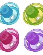 Minut Baby Suzeta silicon rotunda 3+ mov