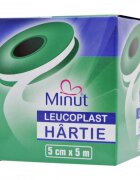 Minut Leucoplast hartie 5 cm x 5 m