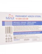 Minut Pansament adeziv steril 10 cm x 25 cm