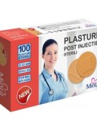 Minut Plasturi post injectie rotunzi 22 mm PVC 100 bucati