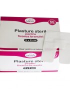 Minut Plasturi sterili pentru fixarea branulei 6x8 cm 50 bucati