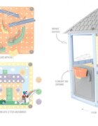 Mochtoys Casuta de joaca Graden Smart House Pastel