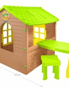 Mochtoys Casuta de joaca pentru copii cu masuta