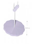 Mochtoys Leagan pentru copii disc Round Swing Lilac diametru 305 cm Rezistent la intemperiiPotrivit pentru interiorexteriorFranghie reglabila