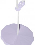 Mochtoys Leagan pentru copii disc Round Swing Lilac diametru 305 cm Rezistent la intemperiiPotrivit pentru interiorexteriorFranghie reglabila