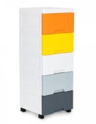 MODERNHOME Raft cu 5 compartimente pentru depozitare multicolor