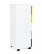 MODERNHOME Raft cu 5 compartimente pentru depozitare multicolor