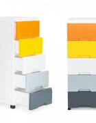 MODERNHOME Raft cu 5 compartimente pentru depozitare multicolor