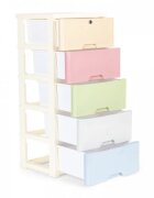 MODERNHOME Raft cu 5 compartimente pentru depozitare multicolor