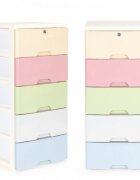 MODERNHOME Raft cu 5 compartimente pentru depozitare multicolor