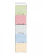 MODERNHOME Raft cu 5 compartimente pentru depozitarea diverselor obiecte Multicolor