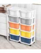 MODERNHOME Raft cu 5 compartimente pentru depozitarea diverselor obiecte PO08 Multicolor