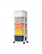 MODERNHOME Raft cu 5 compartimente pentru depozitarea diverselor obiecte PO08 Multicolor