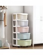 MODERNHOME Raft cu 5 compartimente pentru depozitarea diverselor obiecte PO10 Multicolor