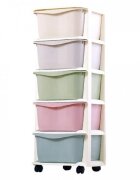 MODERNHOME Raft cu 5 compartimente pentru depozitarea diverselor obiecte PO10 Multicolor